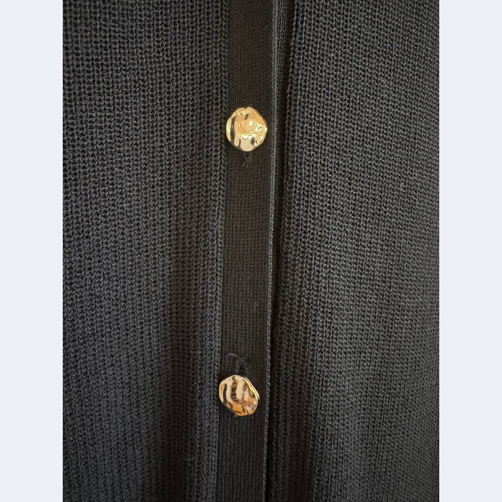 DISSH Black Button-Front Maxi Dress - Picture 5 of 9